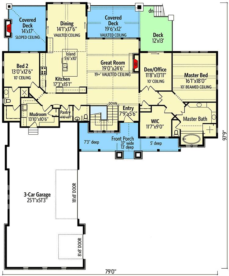 Loz Builders New American 024 - Lake Of The Ozarks Home Builders